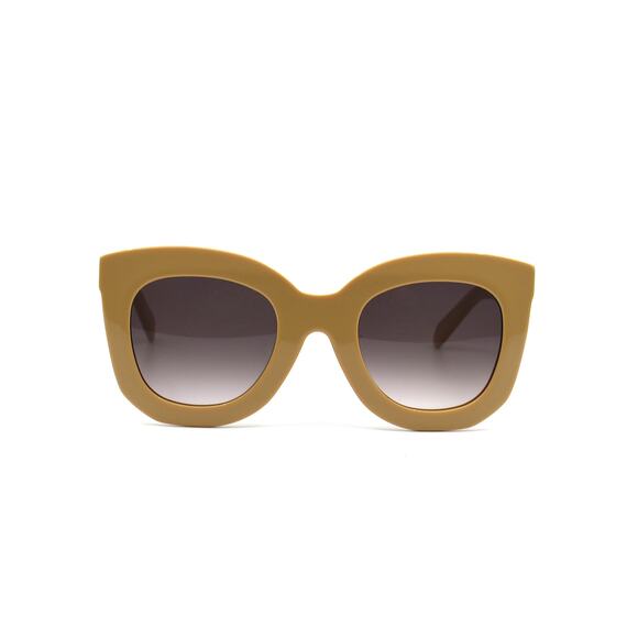 NEW CELINE CL4005FN 57Z BEIGE VIOLET GRADIENT WOMEN'S SUNGLASSES - Picture 3 of 10